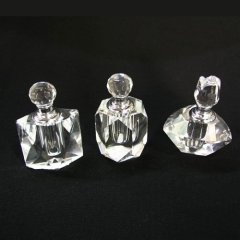 nice vintage clear perfume bottle empty 30-80 ml