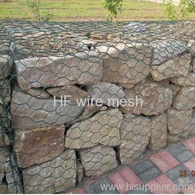 Stone holding gabion box