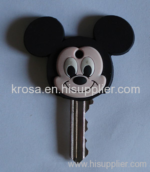 cute PVC key cover