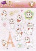 Cat Foil puffy stickers