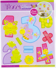 Number Chipboard 3D Sticker