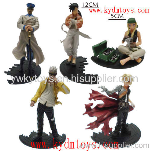 MOQ(USD300) 5-12cm fullmetal alchemist anime figure toys