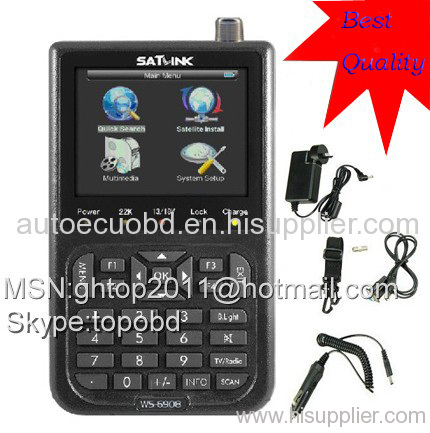 Cheap DVB-S Digital Satellite Finder Meter WS-6908+High Quality+1 year free warranty