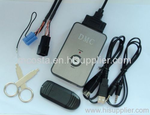 Car MP3 Stereo with USB/SD/Aux input adapter