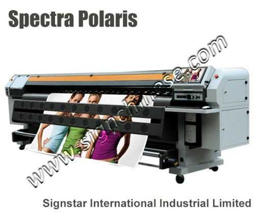 3.2m large format printer with polaris 512 printhead