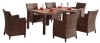 patio wicker dining chair&table set