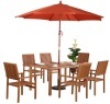 teak wood leisure dining set