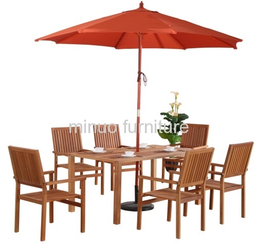 teak wood leisure dining set