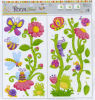 Flower anima Growth Chart Wall Stickers