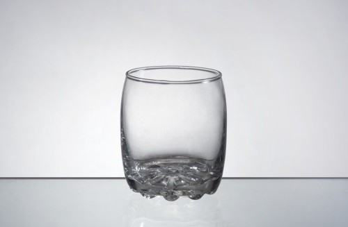 small clear votive cup