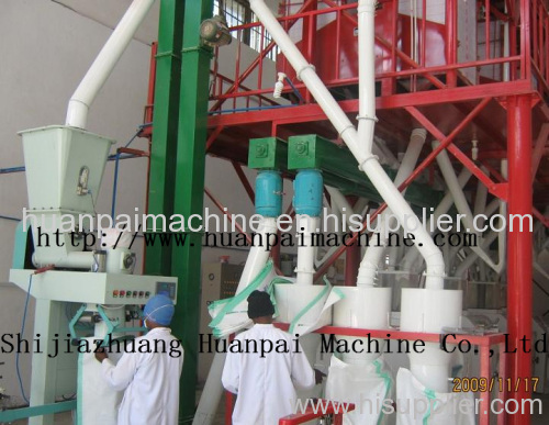 80T/D flour processing equipment for wheat/maize/corn