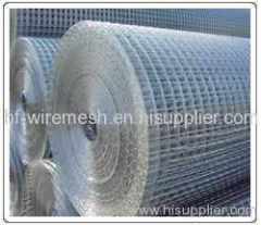 Galvanized welded wire mesh roll