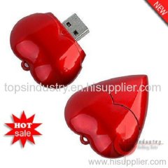 Red Heart USB Flash Drive 4GB
