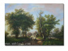 Tree oil painting