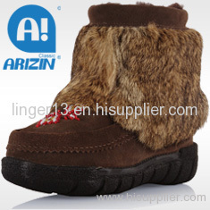 Winter fashion boots with anti-skidding