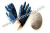 blue nitrile gloves