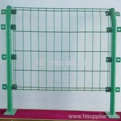 Welded temporary fence panel