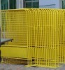 Protective welded temporary fence