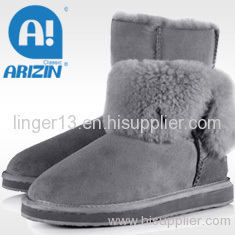 Fashion australia boots with twin-face sheepskin meterial