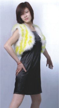 Feather vest