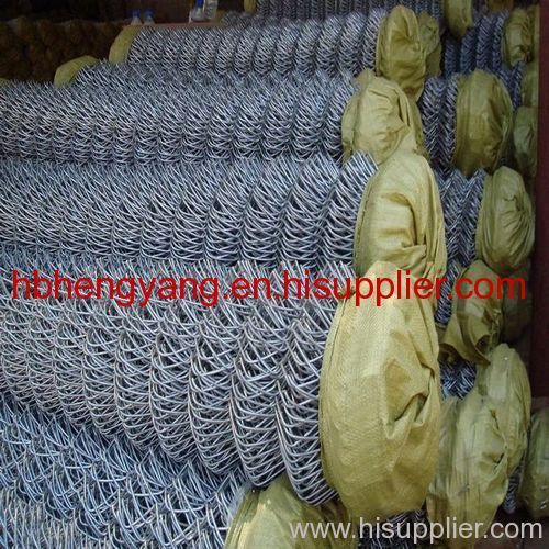 Hot galvanized Chain link fence mesh