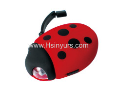 Ladybug hand crank torch