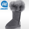Sheepskin winter boots for women