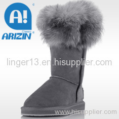 Sheepskin winter boots for women