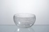 crackle glass bowl