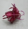 Crimson fascinator