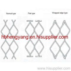 Iron chain link fence mesh