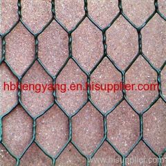 galvanized or PVC coated hexagonal wire mesh