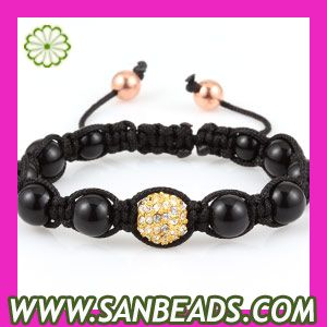 Shamballa Inspired Crystal Bead Bracelets