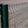 Square wire mesh fence