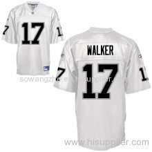 Oakland Raiders 17 J. Walker White Jersey