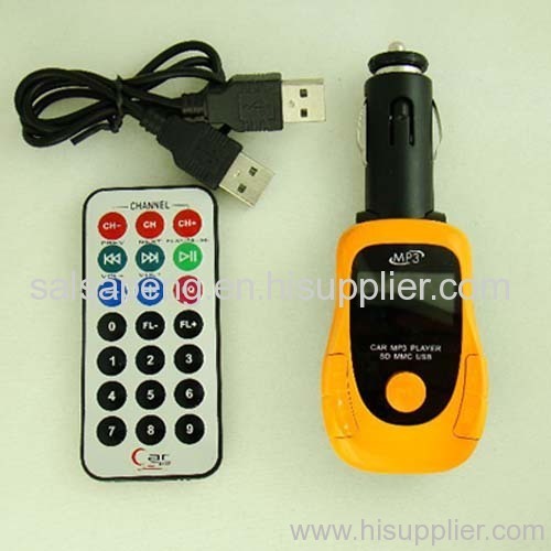 NEWEST car mp3 player with wireless fm modulator