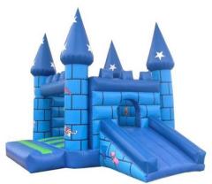 Blue Bouncy Castle