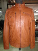 Mens Classic Waxy Leather Jacket