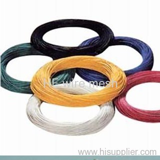 colorful PVC coated iron wire