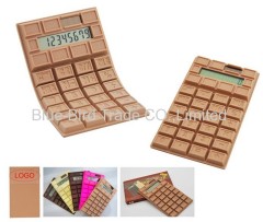Chocolate folding solar calculator