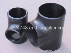 Butt-Welded Seamless Carbon Steel Tee Pipe Fittings