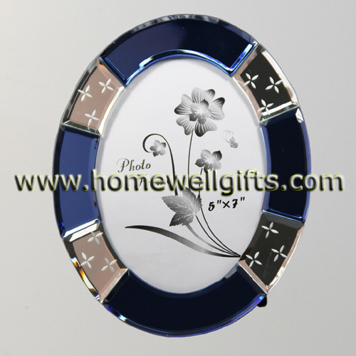 Oval Glass photo frame