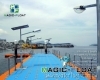 Floating Dock with Solar Light