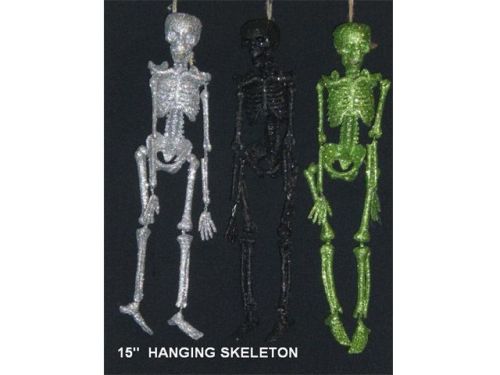 Halloween plastic hanging skeleton decorations
