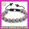 Shamballa Crystal Beads Bracelet