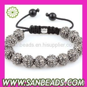 Shamballa Crystal Beads Bracelet