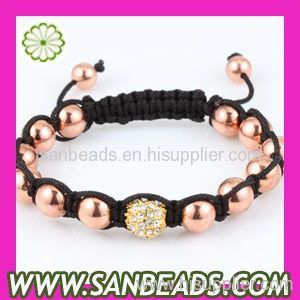 Handmade Friendship Shamballa Beads Bracelet
