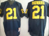 NCAA 21 Howard Blue NFL Jerseys