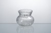 crackle glass jar