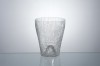 taper crackle glass candle holder